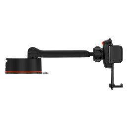 Baseus Easy Control Clamp Car Holder with suction cup (black)