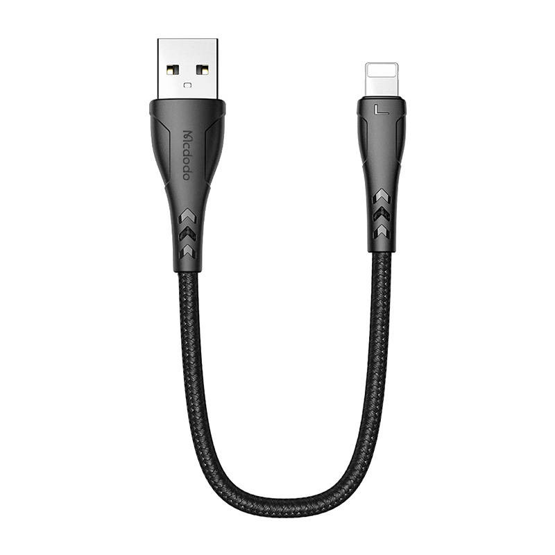 USB to Lightning cable, Mcdodo CA-7440, 0.2m (black) USB to Lightning cable, Mcdodo CA-7440, 0.2m (black)