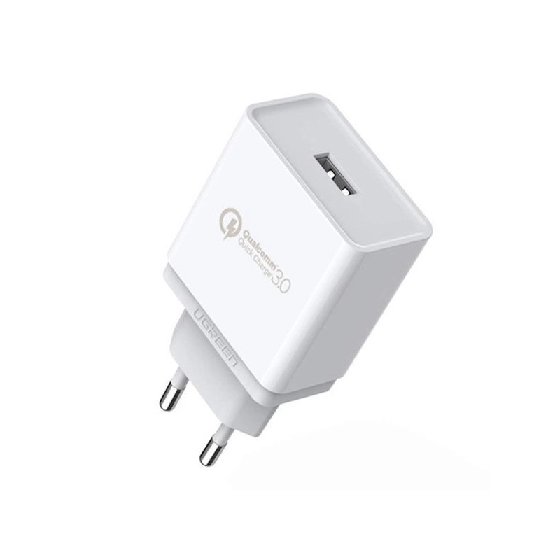 UGREEN CD122 charger, USB-A, QC3.0, 18W (white) UGREEN CD122 charger, USB-A, QC3.0, 18W (white)