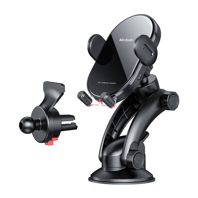 Car holder with induction charger Mcdodo CH-7620 (black) Car holder with induction charger Mcdodo CH-7620 (black)
