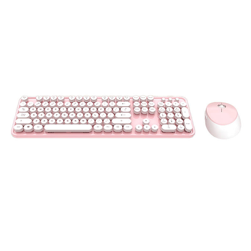 Wireless keyboard + mouse set MOFII Sweet 2.4G (White-Pink) Wireless keyboard + mouse set MOFII Sweet 2.4G (White-Pink)
