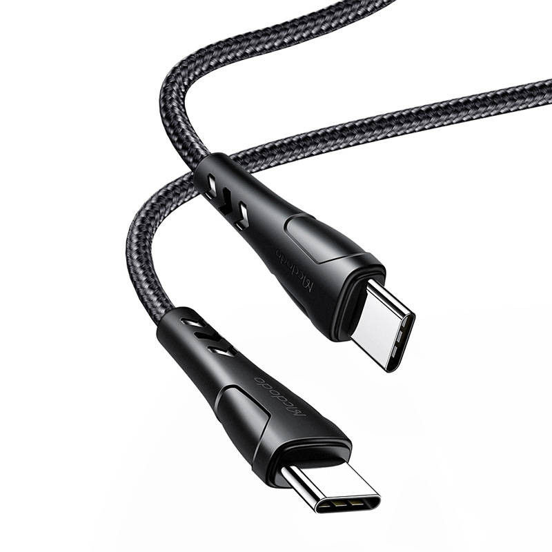 Mcdodo CA-7641 USB-C to USB-C cable, PD 60W, 1.2m (black) Mcdodo CA-7641 USB-C to USB-C cable, PD 60W, 1.2m (black)