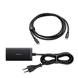 Baseus GaN5 Pro wall charger 2xUSB-C + USB + HDMI, 67W (black)