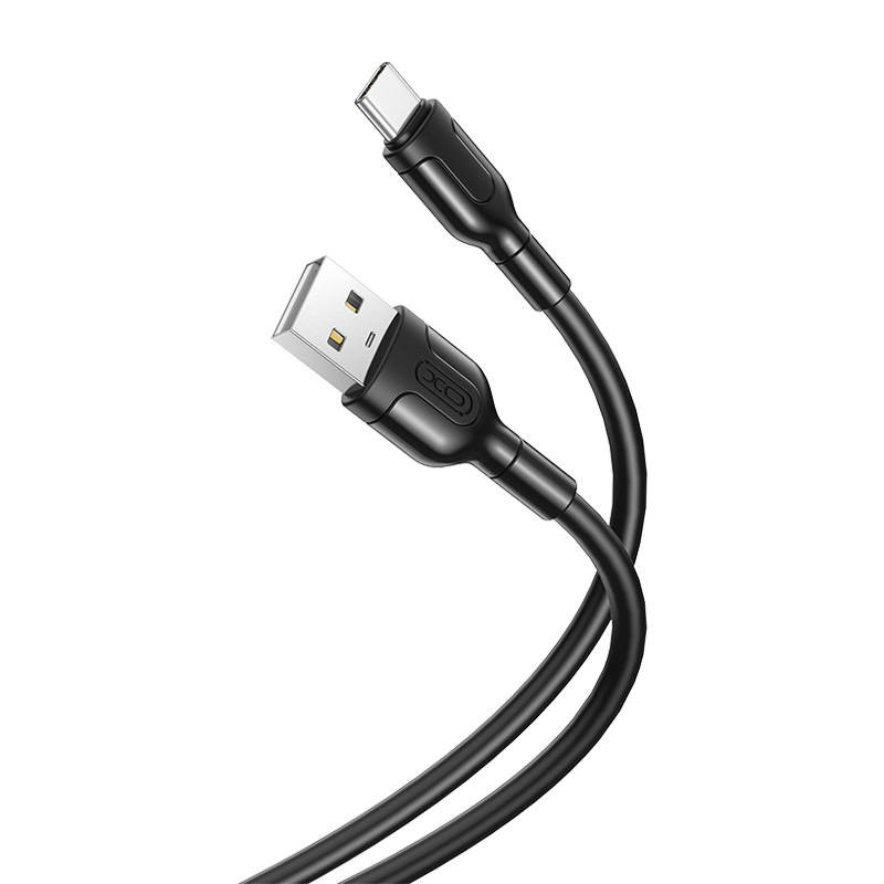 XO Cable USB to USB-C 2.1A (black) XO Cable USB to USB-C 2.1A (black)