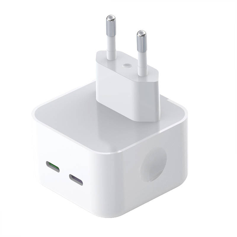 XO L102 wall charger, 2x USB-C, 35W (white) XO L102 wall charger, 2x USB-C, 35W (white)