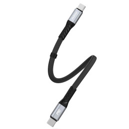 USB-C to USB-C Dudao 100W PD 0.23m cable (black)