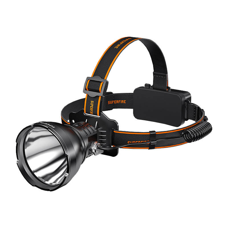 Headlight Superfire HL60, 2300lm, USB-C Headlight Superfire HL60, 2300lm, USB-C