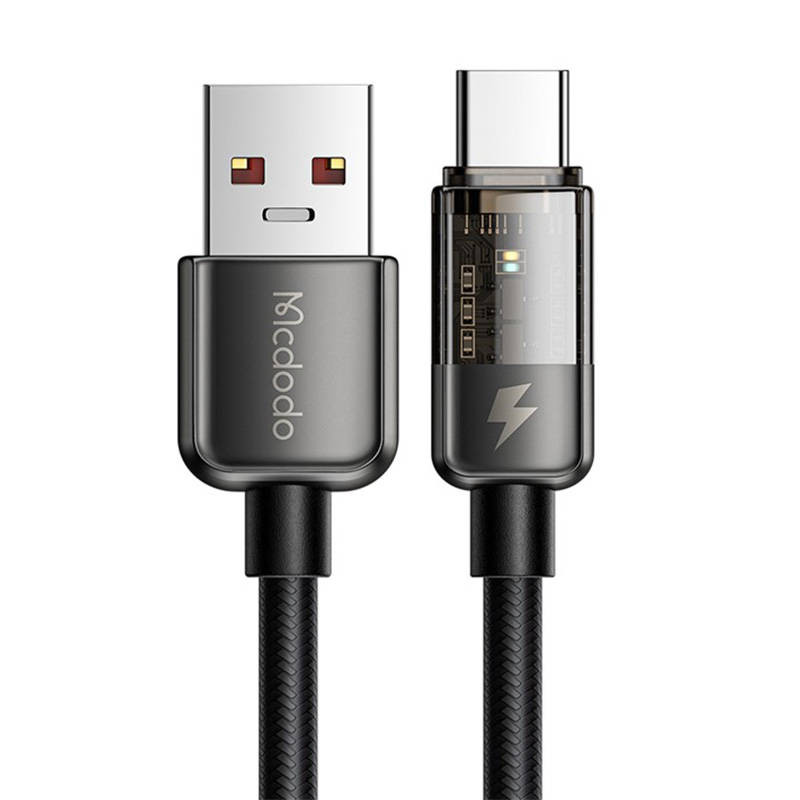 Cable USB-C Mcdodo CA-3150, 6A, 1.2m (black) Cable USB-C Mcdodo CA-3150, 6A, 1.2m (black)