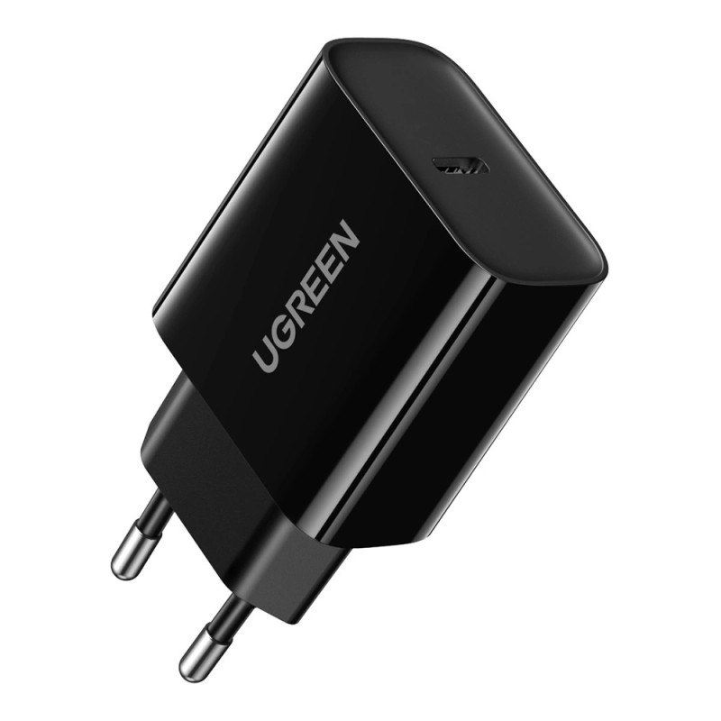 Fast Charger EU UGREEN, USB-C 20W, PD 3.0 (black) Fast Charger EU UGREEN, USB-C 20W, PD 3.0 (black)