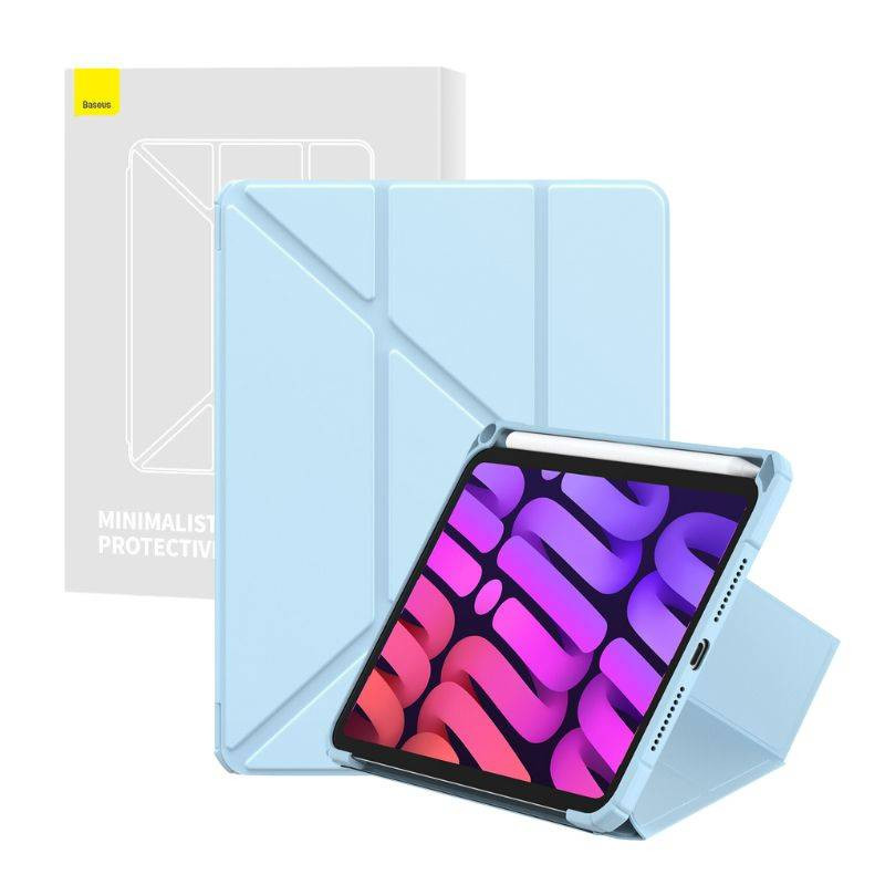 Baseus Minimalist Series IPad Mini 6 8.3" protective case (blue) Baseus Minimalist Series IPad Mini 6 8.3" protective case (blue)