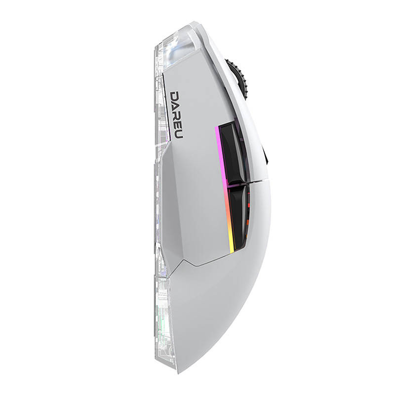 Wireless gaming mouse + charging dock Dareu A955 RGB 400-12000 DPI (white) Wireless gaming mouse + charging dock Dareu A955 RGB 400-12000 DPI (white)