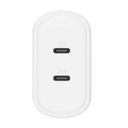 Wall charger Cygnett 2x USB-C 35W (white)