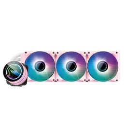 PC Water Cooling Darkflash DX360 V2.6 RGB 3x 120x120 (pink)