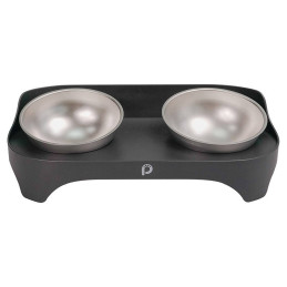 Bowls for dogs and cats Paw In Hand (Black)