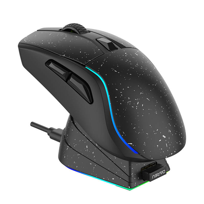 Wireless gaming mouse + charging dock Dareu A950 RGB 400-12000 DPI (black) Wireless gaming mouse + charging dock Dareu A950 RGB 400-12000 DPI (black)