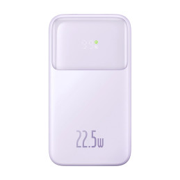 Powerbank Baseus Comet with USB to USB-C cable, 10000mAh, 22.5W (purple)