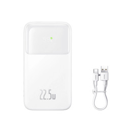 Powerbank Baseus Comet 20000mAh, USB do USB-C, 22.5W (white)