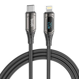 iPhone cable Budi 1.5m 20W (black)