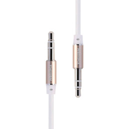 Mini jack 3.5mm AUX cable Remax RL-L100 1m (white)