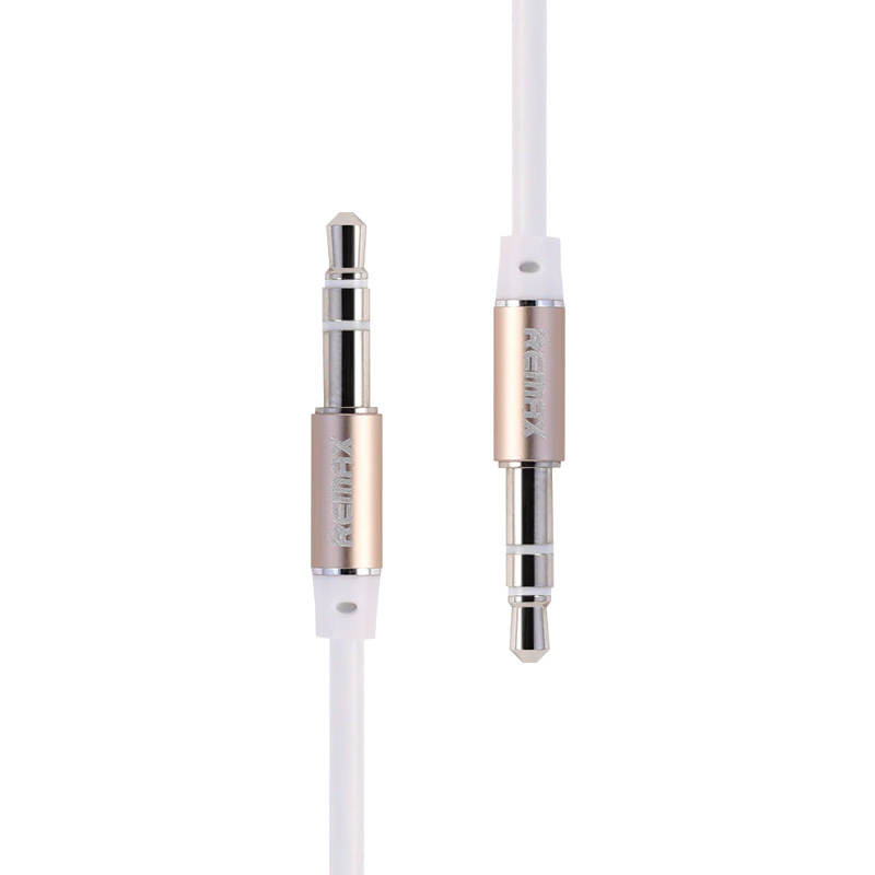 Mini jack 3.5mm AUX cable Remax RL-L200 2m (white)