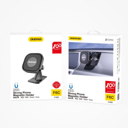 Magnetic car holder Dudao F6C (black)