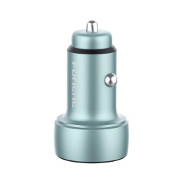 Foneng C18 autós töltő1xUSB-A i 1xUSB-C 2.4A, 48W (szürke)