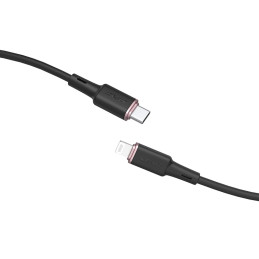 Cable USB-C to Lightining Acefast C2-01, 30W, MFi, 1.2m (black)