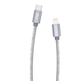USB-C to Lightning cable Dudao L5Pro PD 45W, 1m (gray)
