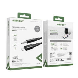 Cable Lightning to mini jack 3,5mm Acefast C1-06 1.2m (black)