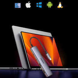 Adapter HUB UGREEN CM473 USB-C to2x USB-A, 2x USB-C