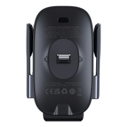 Wireless Charging Car Mount Baseus MilkyWay Pro 15W (black)