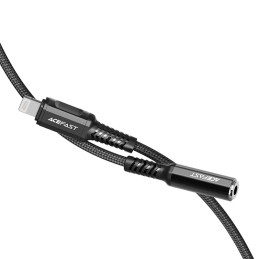Adapter Lightning to mini jack 3,5mm Acefast C1-05 18cm (black)