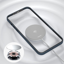 Wireless induction charger Dudao A12Pro, 15W (white)