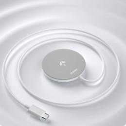 Wireless induction charger Dudao A12Pro, 15W (white)