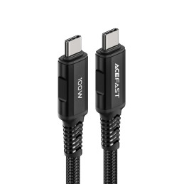 Cable USB-C to USB-C Acefast C4-03, 100W, 2m (black)