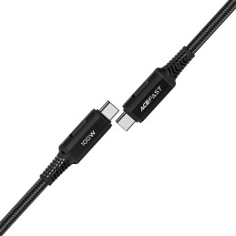 Cable USB-C to USB-C Acefast C4-03, 100W, 2m (black)