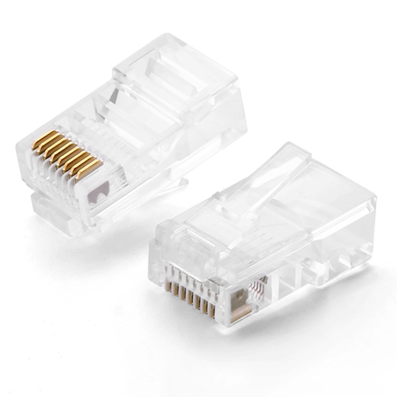 UGREEN NW110 RJ45 ethernet csatlakozó, 8P / 8C, Cat.5 / 5e, UTP (100db) UGREEN NW110 RJ45 ethernet csatlakozó, 8P / 8C, Cat.5 / 5e, UTP (100db)