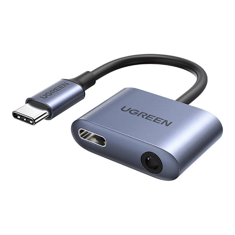 UGREEN CM231 Audioadapter USB-C - mini jack 3.5mm (szürke) UGREEN CM231 Audioadapter USB-C - mini jack 3.5mm (szürke)