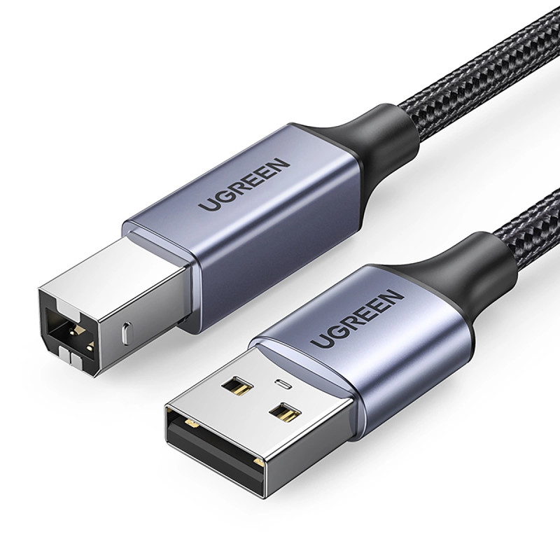 UGREEN USB 2.0 A - B Kábel, 5m (fekete) UGREEN USB 2.0 A - B Kábel, 5m (fekete)