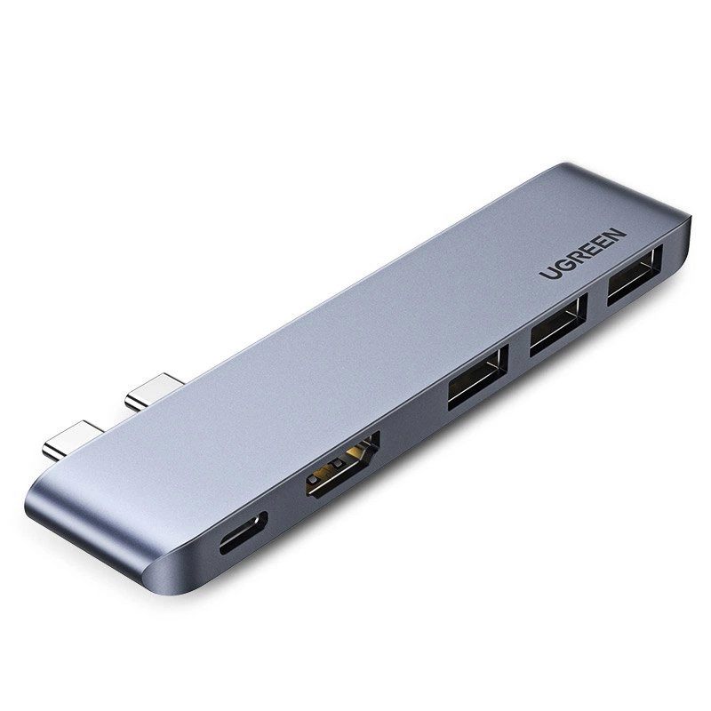 Adapter Hub UGREEN, 2XUSB_C to 3x USB 3.0, HDMI Adapter Hub UGREEN, 2XUSB_C to 3x USB 3.0, HDMI