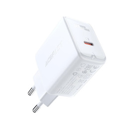 Wall Charger Acefast A1 PD20W, 1x USB-C (white)