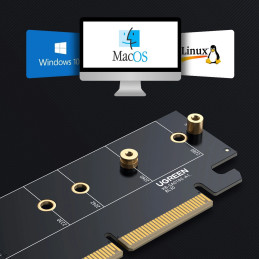 UGREEN PCIe 4.0 x16 M.2 NVMe adapter M.2 NVMe adapterre