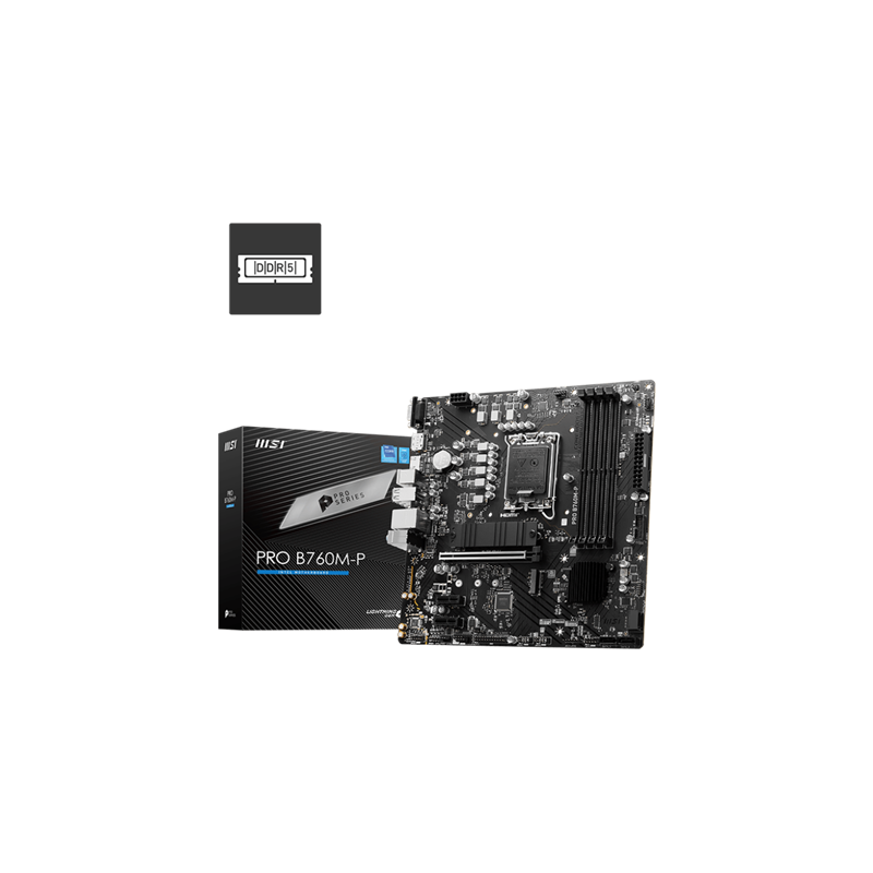 MSI PRO B760M-P Intel B760 LGA1700 mATX alaplap