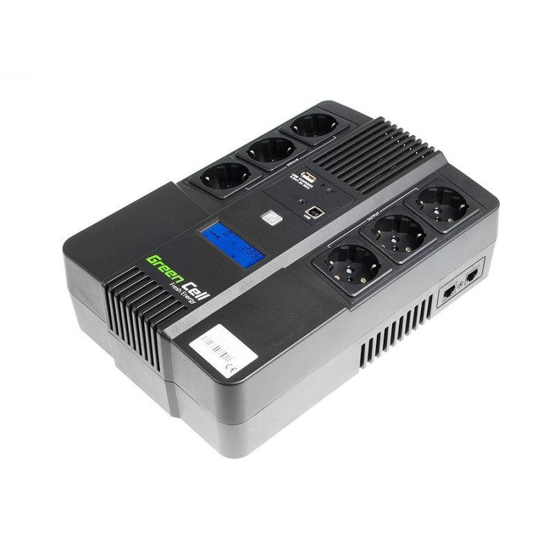 UPS Green Cell AiO z LCD 800VA UPS Green Cell AiO z LCD 800VA